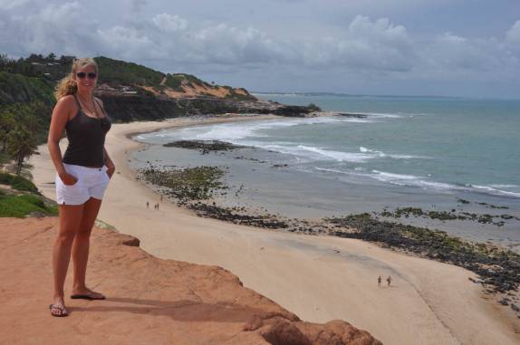 Praia próxima à Pipa, no caminho entre a praia do Sagi e a Praia da Pipa - RN